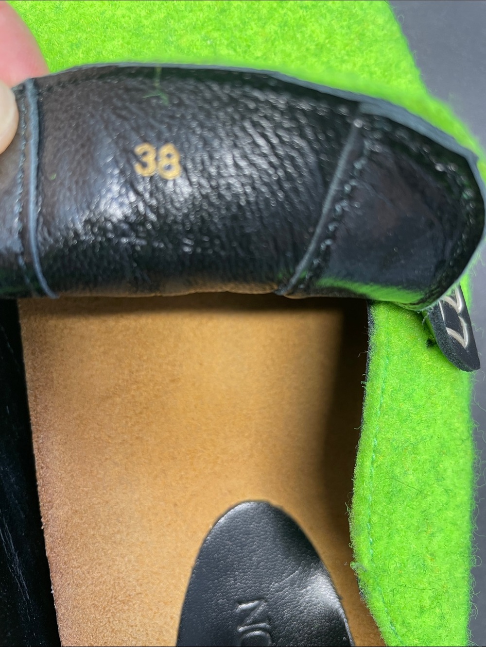 J.W. Anderson Wool Colorblock Pattern Slides - Picture 6 of 7